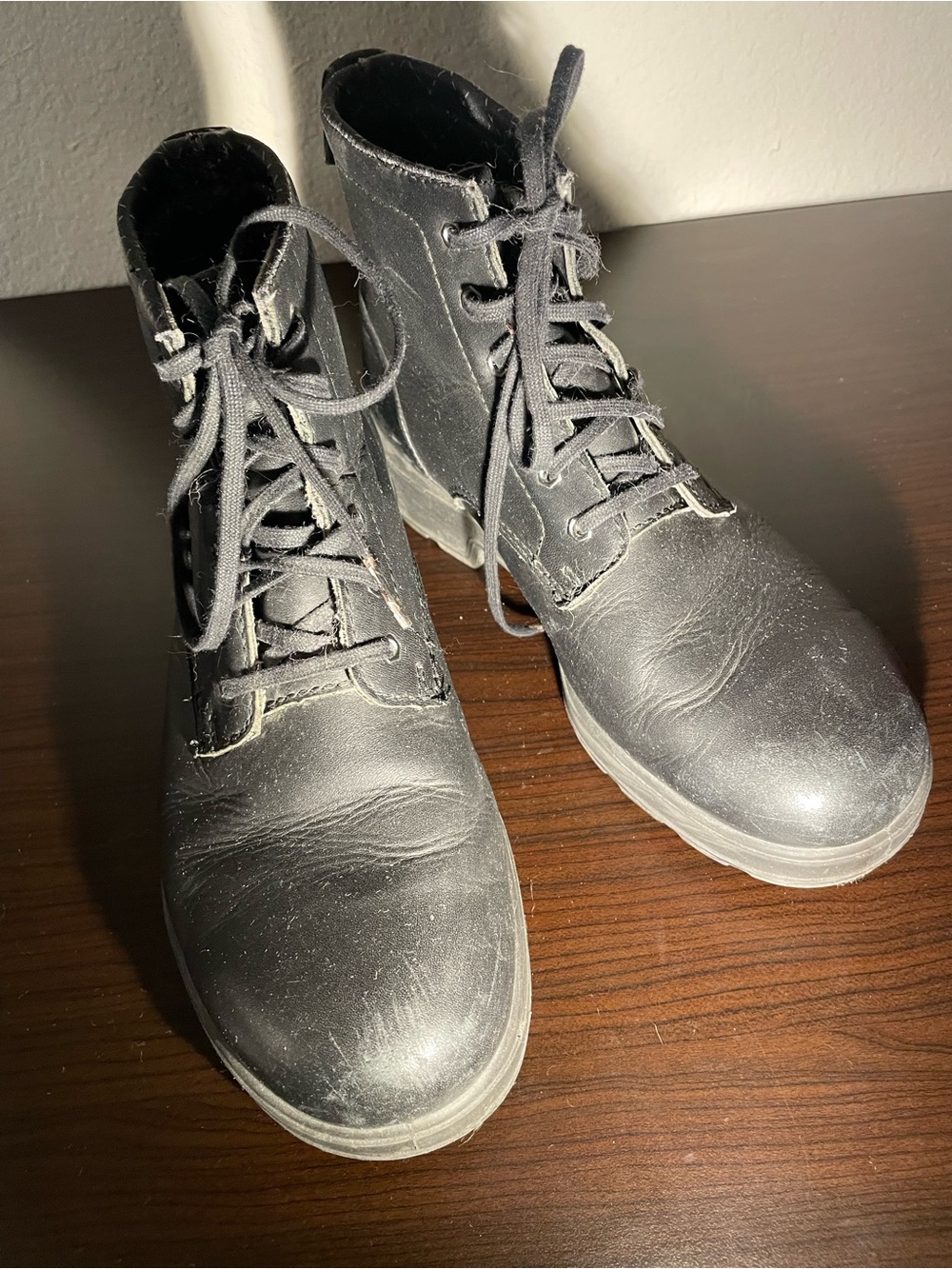 Blundstone Black Leather Lace-Up Ankle Boots - Picture 4 of 5
